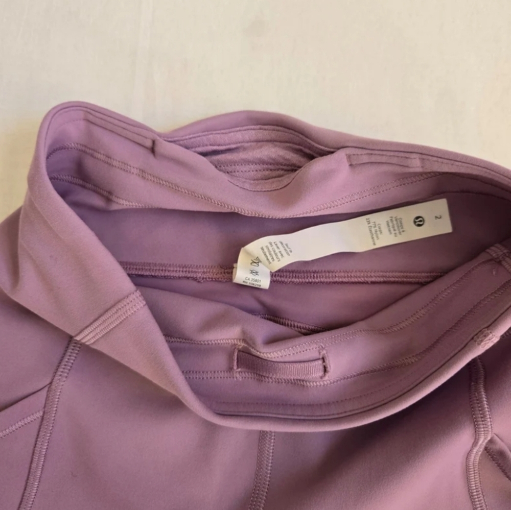 3/$15 Lululemon Invigorate High Rise Tight Leggings Style# LW5CQFS Purple Sz. 2 - Picture 7 of 14